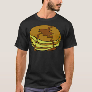 パンケーキのパンケーキをクレープ朝食虹の誕生日 Tシャツ