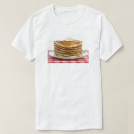 パンケーキのフラップジャックメープルシロップバターワース Tシャツ