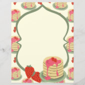 パンケーキの素焼き文房具紙 (正面)