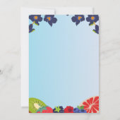 パンケーキの誕生日招待状 招待状 (裏面)