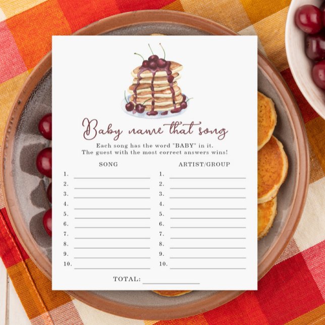 パンケーキの赤ちゃんシャワーそのソングゲームの名前 (クリエイターアップロード済み)
