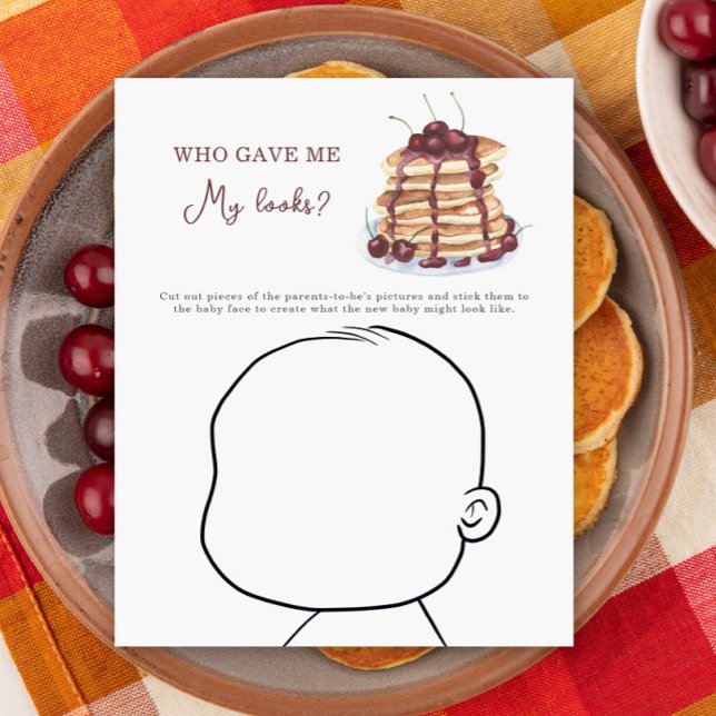 パンケーキの赤与えちゃんシャワー私の見た目は？ (クリエイターアップロード済み)