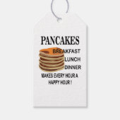 パンケーキは毎時を幸せな1時間にする ギフトタグ (正面)