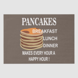 パンケーキは毎時を幸せな1時間にする 薄葉紙