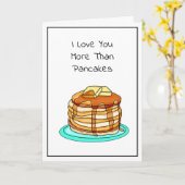 パンケーキよりもっと愛してる カード (黄色い花)