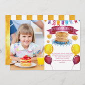 パンケーキアンドパジャマ誕生日 サンキューカード (正面/裏面)