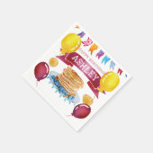 パンケーキアンドパジャマ誕生日 スタンダードカクテルナプキン (角)