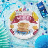 パンケーキアンドパジャマ誕生日 ペーパープレート (パーティー)