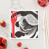 パンケーキアンドフォーク紙ナプキンス スタンダードランチョンナプキン (インサイチュ)