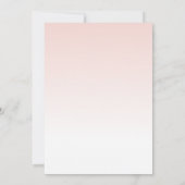 パンケーキエレガントズピンクブライダルブランチ招待状 招待状 (裏面)