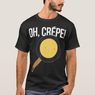 パンケーキオクレープペストリーシェフベイカーパンケーキ Tシャツ