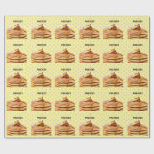 パンケーキギフトの包装紙 ラッピングペーパー (フラット)