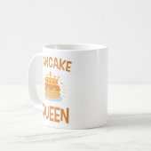 パンケーキクイーンウィメンズサタデーモーニングパンケーキ コーヒーマグカップ (正面左)