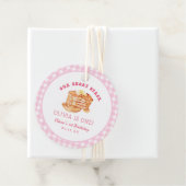 パンケーキショートスタックガール1st誕生日パーティー フェイバータグ (インサイチュ)