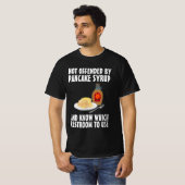 パンケーキシロップ及びトイレ保守用Tシャツ Tシャツ (正面フル)