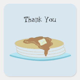 パンケーキスタックありがとう スクエアシール