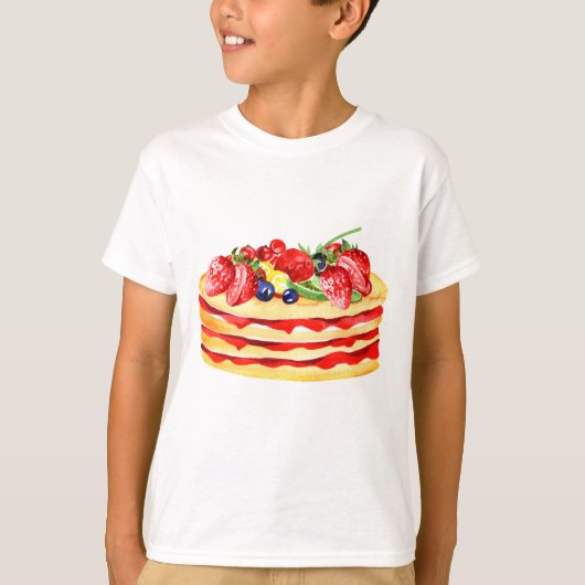 パンケーキストロベリー Tシャツ (正面)