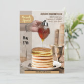 パンケーキハウスセールのチラシ 招待状 (スタンド正面)