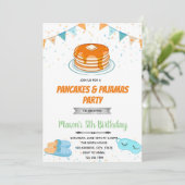 パンケーキパジャマ少年の招待 サンキューカード (スタンド正面)