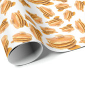 パンケーキパターン ラッピングペーパー (ロールコーナー)