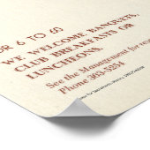 パンケーキパレードのメニューポスター ポスター (角)