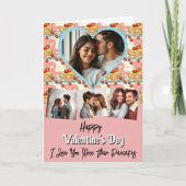 パンケーキパンをテーマにしたバレンタインデー カード (正面)