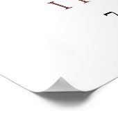 パンケーキファースト誕生日マイルストーン誕生日 ポスター (角)