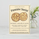 パンケーキフラップジャッククレムポグジョニーケーキグリドルケーキ 招待状 (スタンド正面)