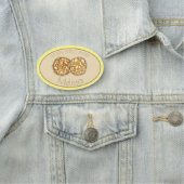 パンケーキフラップジャックジョニーケーキブレックファーストフードダイナー 名札 (インサイチュ)