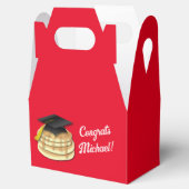 パンケーキブランチ卒業パーティー招待状 フェイバーボックス (オープン)