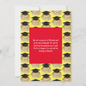 パンケーキブランチ卒業パーティー招待状 招待状 (裏面)