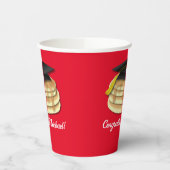 パンケーキブランチ卒業パーティー招待状 紙コップ (左)