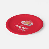 パンケーキブランチ誕生日 ペーパープレート (アングル)