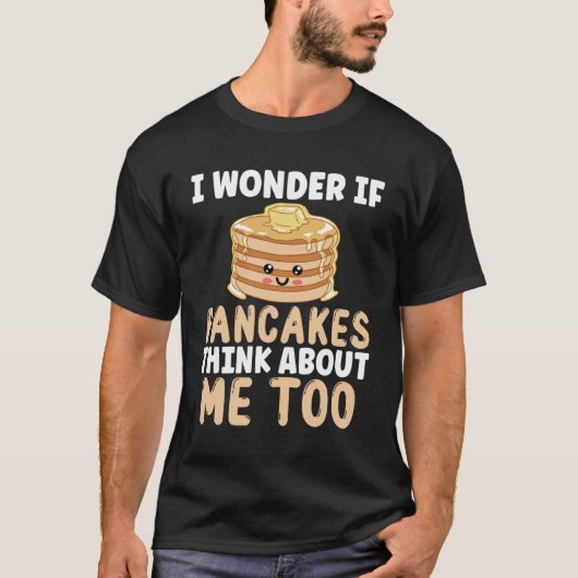 パンケーキブルンチパンケーキメーカー女性用朝食 Tシャツ (正面)