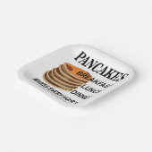 パンケーキブレックファスト誕生日パンケーキパーティー ペーパープレート (傾斜あり)