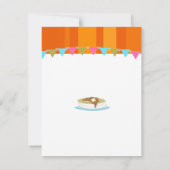 パンケーキブレックファーストファンレイザー招待状 招待状 (裏面)