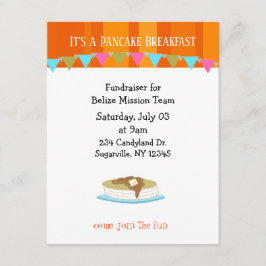 パンケーキブレックファーストファンレイザー招待状 招待状