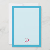 パンケーキブレックファースト招待状 招待状 (裏面)