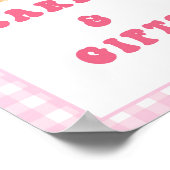 パンケーキブレックファースト1stバースデーカードとギフトサイン ポスター (角)