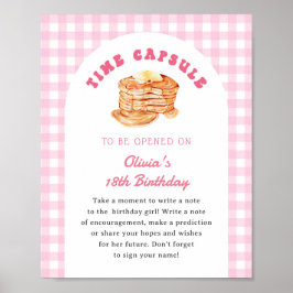 パンケーキブレックファースト1stバースデータイムカプセルサイン ポスター