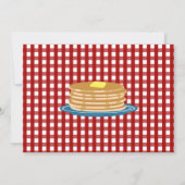 パンケーキブレックファースト 招待状 (裏面)