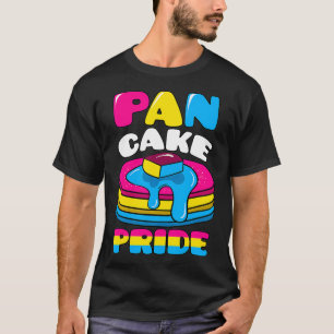 パンケーキプライドパンセアルレインボーフラップジャックホモ Tシャツ