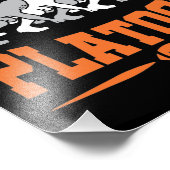 パンケーキプラトーンフットボール攻勢ラインマン フォトプリント (角)