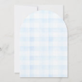 パンケーキベビーブランチブルーベリーベビーシャワー 招待状 (裏面)