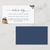 パンケーキベビーブランチ赤ちゃんシャワーブックスベビーカード 名刺 (正面/裏面)