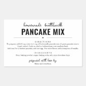 パンケーキミックスギフトラベル 長方形シール (正面)