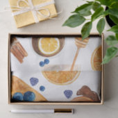 パンケーキモダンズキッチン美しい朝食 薄葉紙 (ギフト)