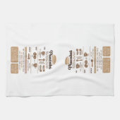 パンケーキレシピキッチンタオル キッチンタオル (横)