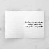 ***パンケーキ以上に愛してる*** ラブカード カード (内部)