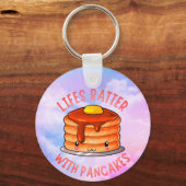 パンケーキ入りリフズバッターかわいいパンケーキ キーホルダー (正面)